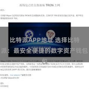 比特派APP地址 选择比特派：最安全便捷的数字资产钱包