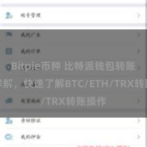 Bitpie币种 比特派钱包转账教程详解，快速了解BTC/ETH/TRX转账操作