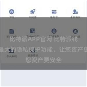 比特派APP官网 比特派钱包：强大的隐私保护功能，让您资产更安全