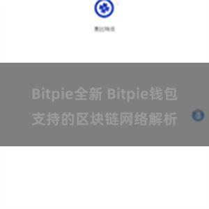 Bitpie全新 Bitpie钱包支持的区块链网络解析