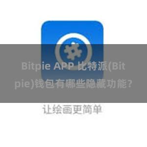 Bitpie APP 比特派(Bitpie)钱包有哪些隐藏功能？