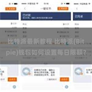 比特派最新教程 比特派(Bitpie)钱包如何设置每日限额？