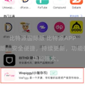 比特派国际版 比特派APP官方版，安全便捷，持续更新，功能强大。