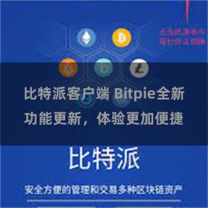 比特派客户端 Bitpie全新功能更新，体验更加便捷