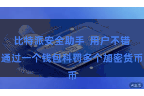 比特派安全助手 用户不错通过一个钱包科罚多个加密货币
