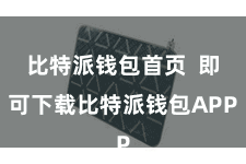 比特派钱包首页 即可下载比特派钱包APP
