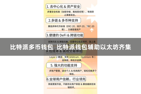 比特派多币钱包  比特派钱包辅助以太坊齐集