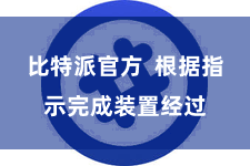 比特派官方  根据指示完成装置经过