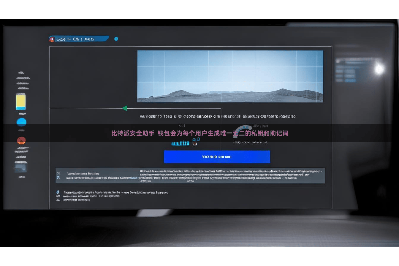 比特派安全助手  钱包会为每个用户生成唯一无二的私钥和助记词