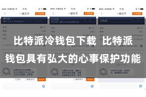 比特派冷钱包下载  比特派钱包具有弘大的心事保护功能