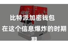 比特派加密钱包  在这个信息爆炸的时期